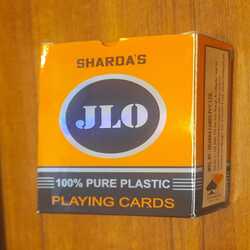 SHARDA'S PLAYING CARDS - 100% Pure Plastic